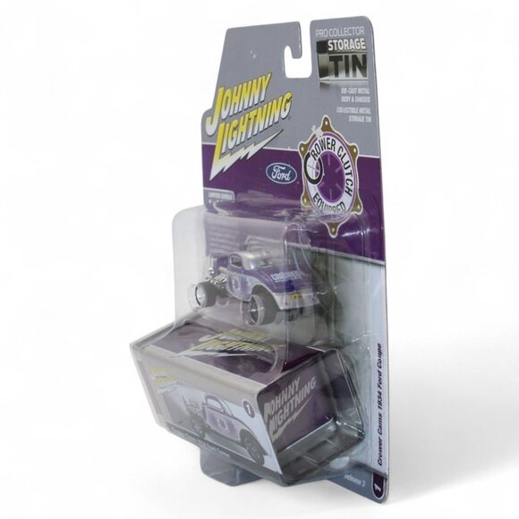 Johnny Lightning Pro Collector Storage Tin 1934 Ford Coupe Die-Cast Limited Edit - Picture 2 of 6